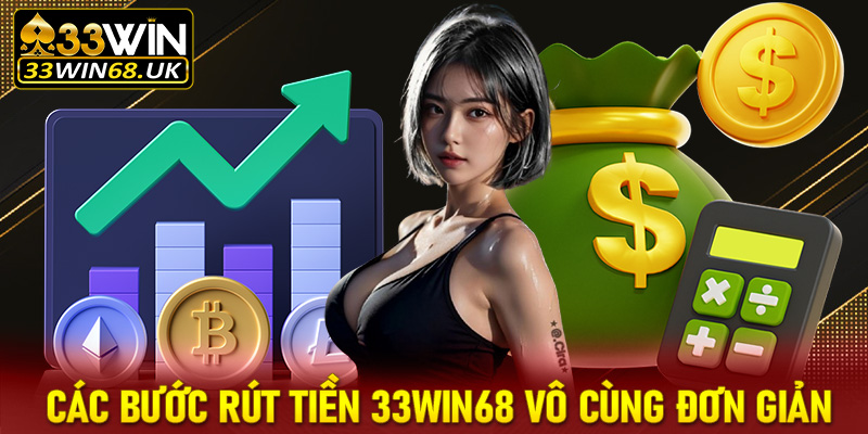 Hướng dẫn các bước rút tiền 33win68 vô cùng đơn giản 